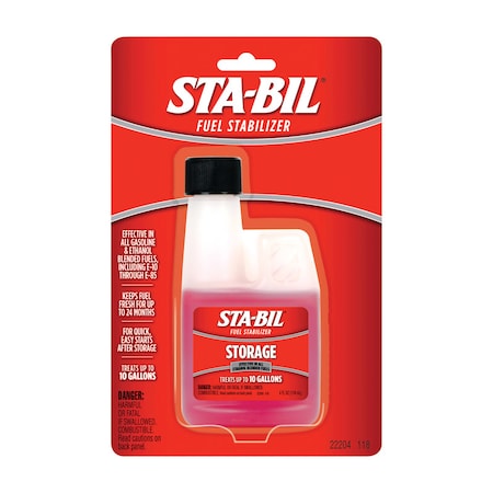 Sta-Bil STA-BIL Gasoline Fuel Stabilizer 4 oz 22204